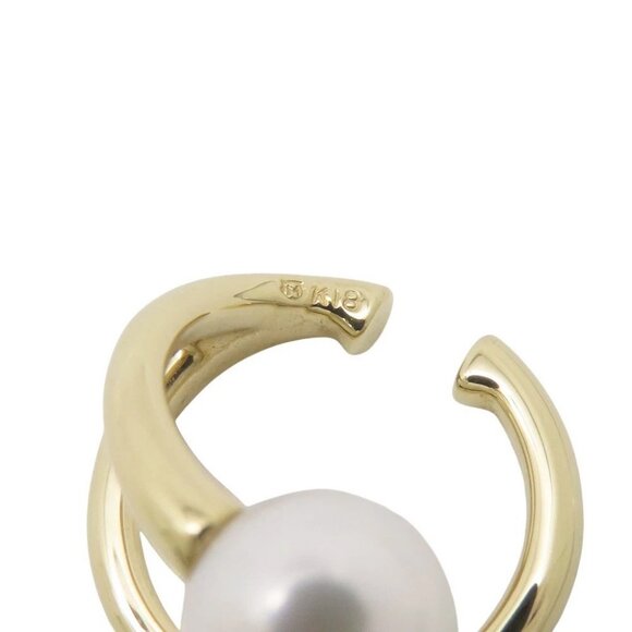 MIKIMOTO Pearl ear cuff 18K Yellow Gold - Picture 5 of 7
